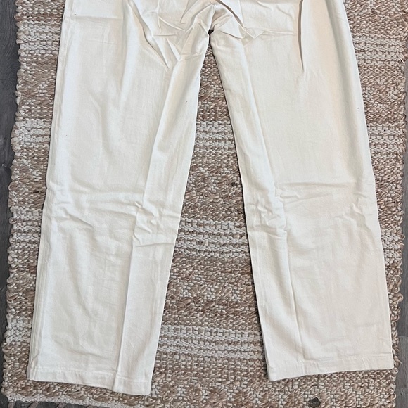 Cream wide Jean - Picture 2 of 3